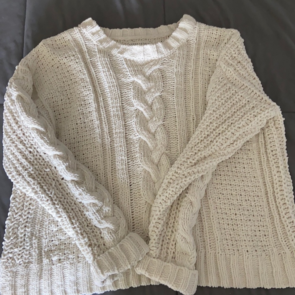 Aeropostale White Sweater